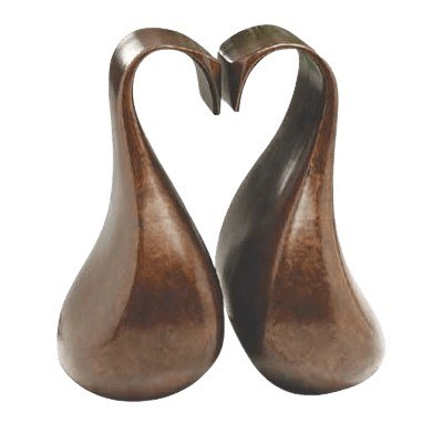 Loving Swans Companion Cremation Urn