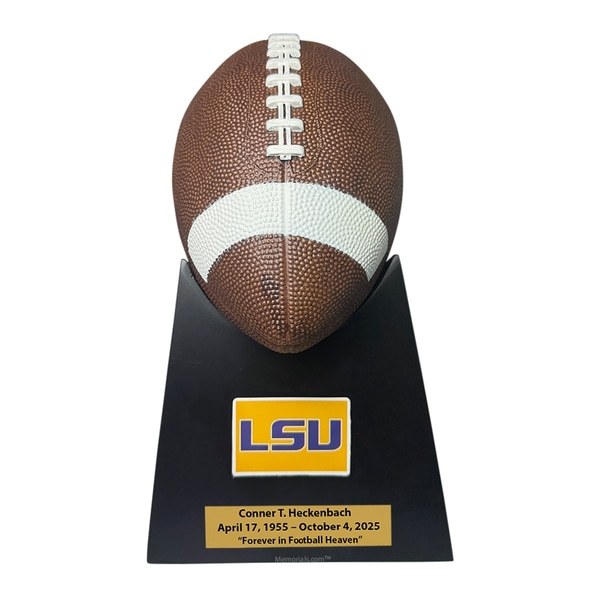 LSU Tigers Football Cremation Urn