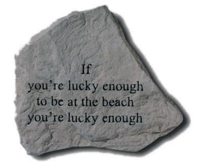 Lucky Beach Keepsake Rock