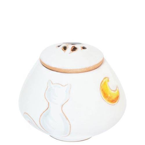 Luna Kitty Small Ceramic Urn