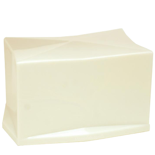 Magical White Cultured Marble Urn Magical White Cultured Marble Urn