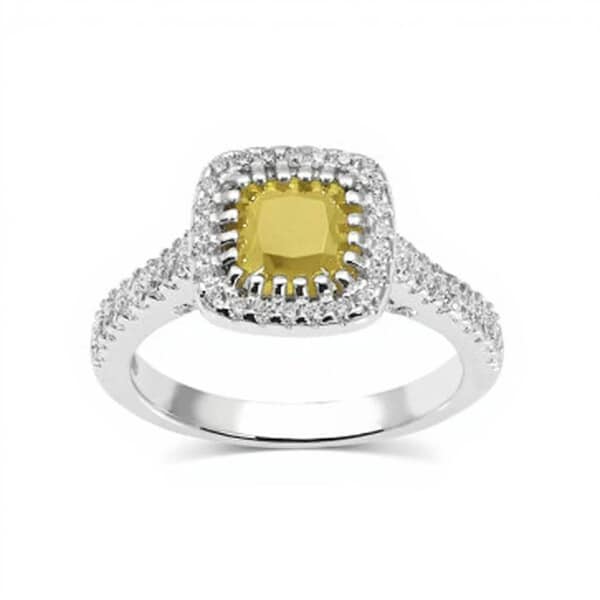 Magnificent Sunrise Cremation Diamond Ring