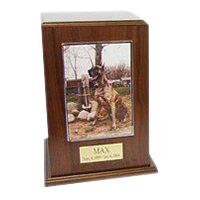 Walnut Tower Photo Pet Cremation Urn III