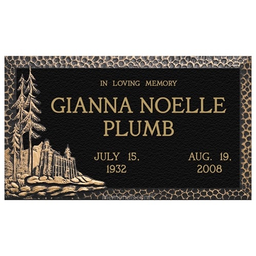 Manti Temple Bronze Plaques