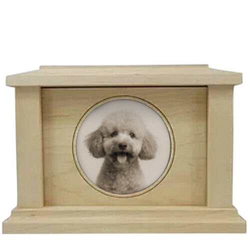 Maple Circle Picture Pet Urns