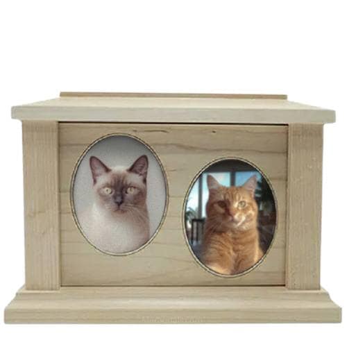 Maple Two Forever Picture Pet Urns