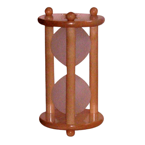 Hourglass Maple Keepsake Urn