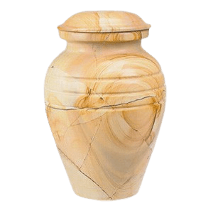 Teakwood Classic Marble Cremation Urn