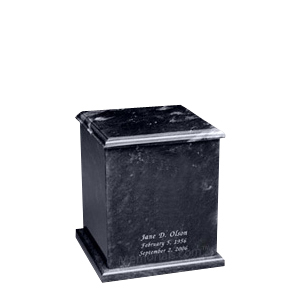 Eversquare Black Keepsake Urn