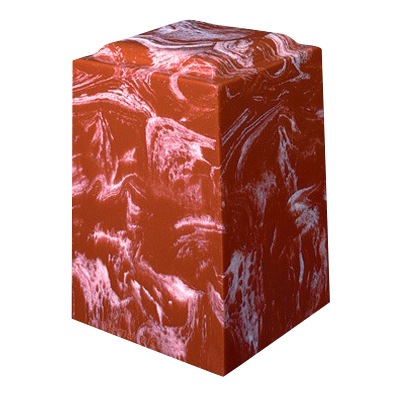 Rouge Marble Cremation Urn