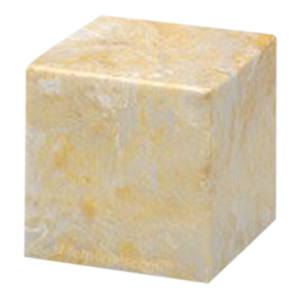 Gold Cube Pet Cremation Urn