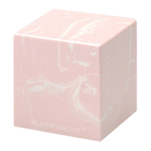 Pink Cube Pet Cremation Urns