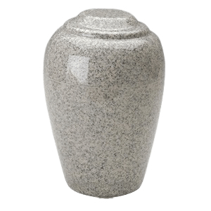 Grecian Mist Gray Granite Cremation Urn II