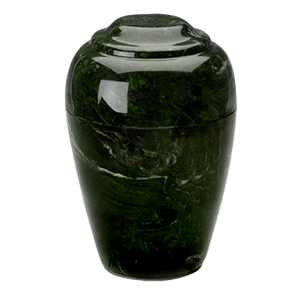 Grecian Verde Marble Cremation Urn II