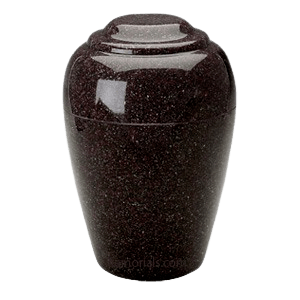 Grecian Vintage Red Granite Cremation Urns