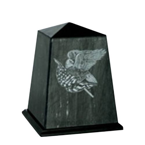 Obelisk Black Children Cremation Urn