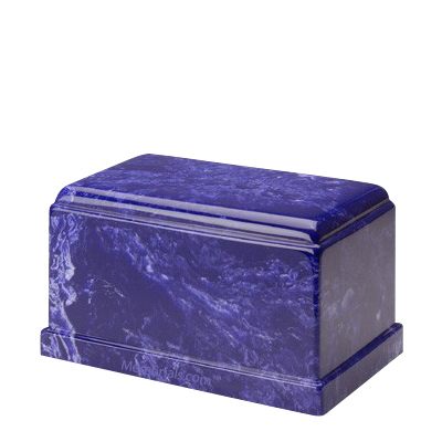 Olympus Cobalt Marble Cremation Urn