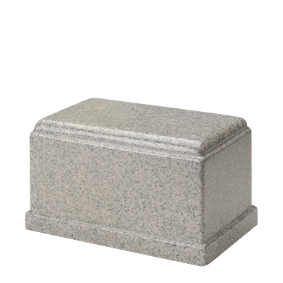 Olympus Mist Gray Granite Cremation Urn