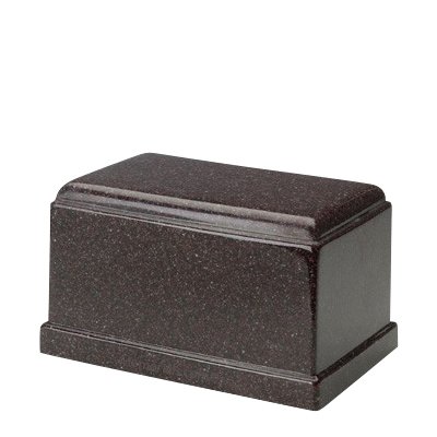 Olympus Vintage Red Granite Cremation Urn