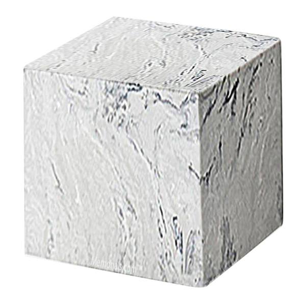 Marble Cube Pet Cremation Urn