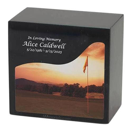 Marble Golf Cremation Urn Marble Golf Cremation Urn