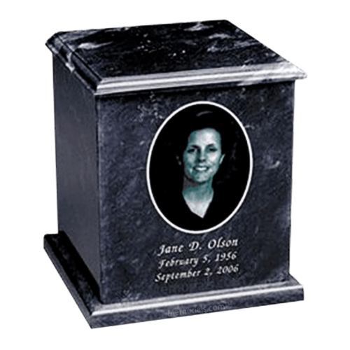 Marble Photo Cremation Urn