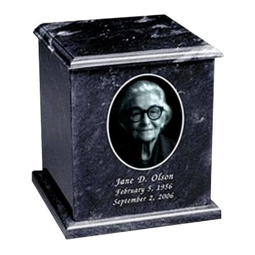 Marble Photo Cremation Urn