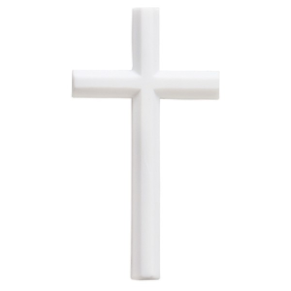 Marble White Cross Emblem