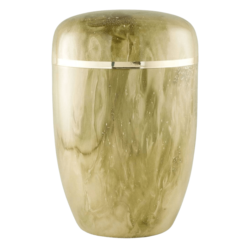 Marbled Mediterranean Cremation Urn