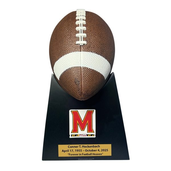Maryland Terrapins Football Cremation Urn