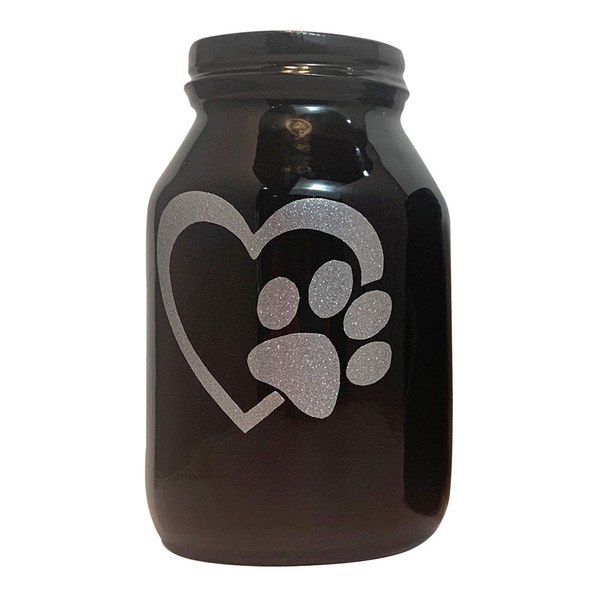 Mason Black Paw Urn