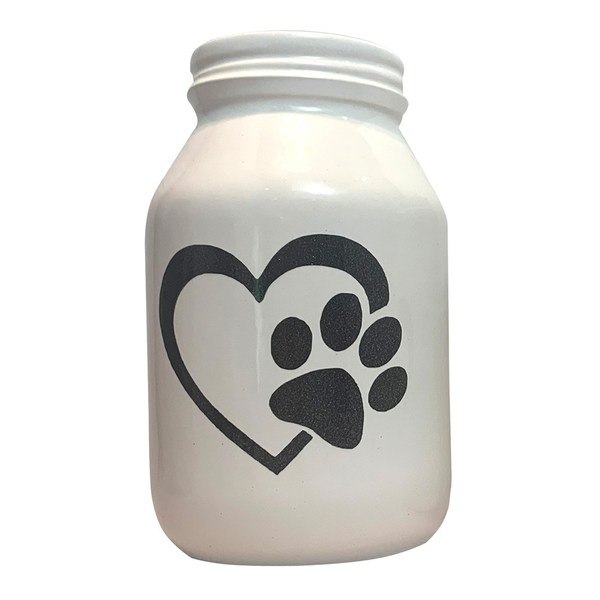 Mason Paw Print Urns