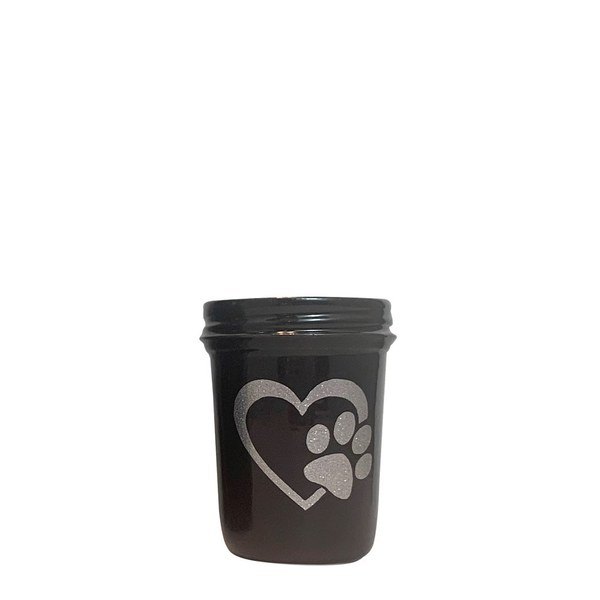 Mason Small Black Paw Urn