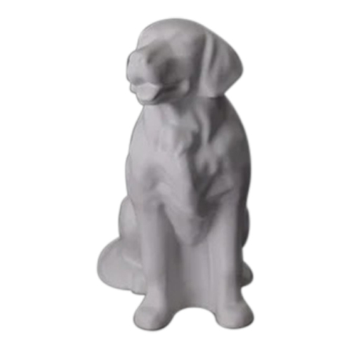 Matte Golden Retriever Ceramic Urn