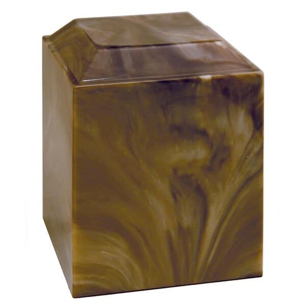 Mayan Amber Cultured Cremation Urn