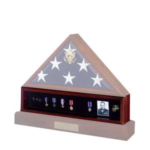 Flag Medal Cherry Display Case