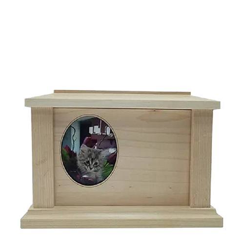 Medium Maple Picture Frame Pet Urn