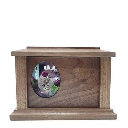 Medium Walnut Picture Frame Pet Urn