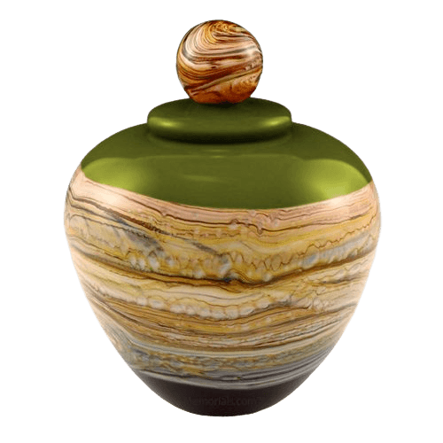 Memoriam Lime Large Art Urn