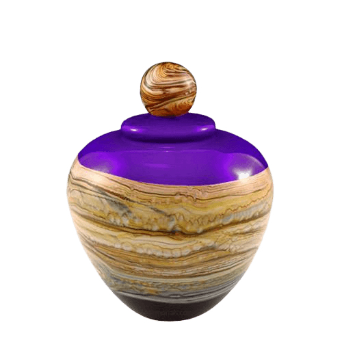 Memoriam Purple Small Art Urn