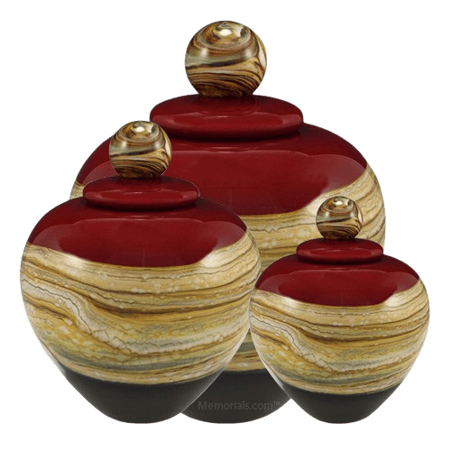 Memoriam Ruby Art Cremation Urns