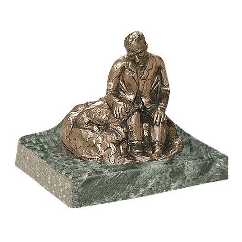 Man Resting Keepsake Cremation Urn