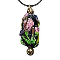 Midnight Garden Cremation Ash Pendant II