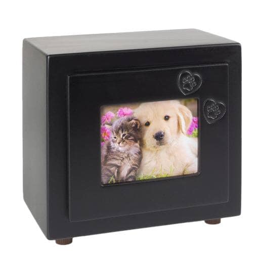 Midnight Paw Small Photo Pet Urn
