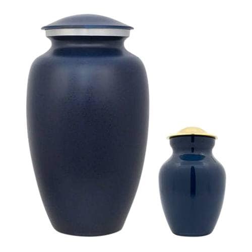 Midnight Rain Speckled Cremation Urns