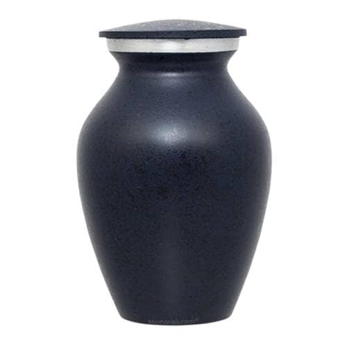 Midnight Rain Speckled Keepsake Urn