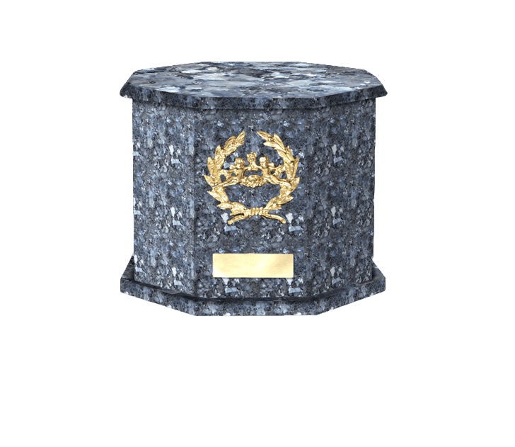 Mila Blue Pearl Cremation Urn