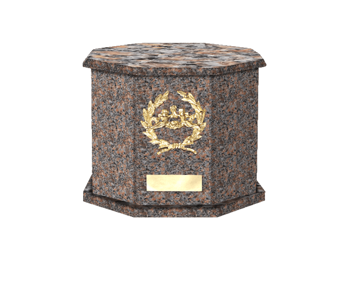 Mila Dakota Mahogany Cremation Urn