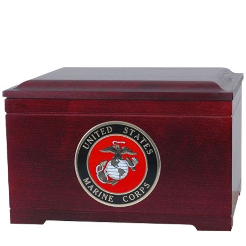 Marines Memory Chest Cremation Urn