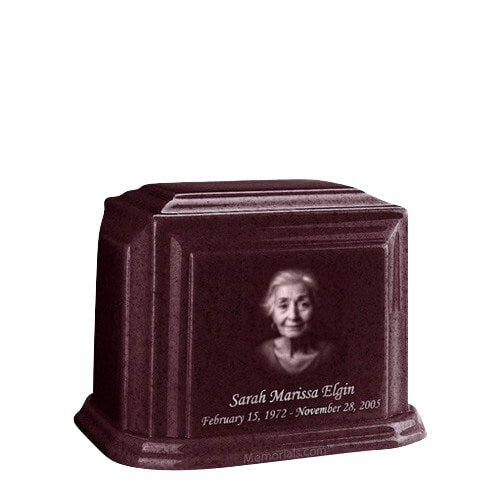 Millennium Burgundy Keepsake Marble Urn